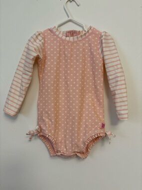 Ruffle Butts Pastel Pink One Piece Swimsuit